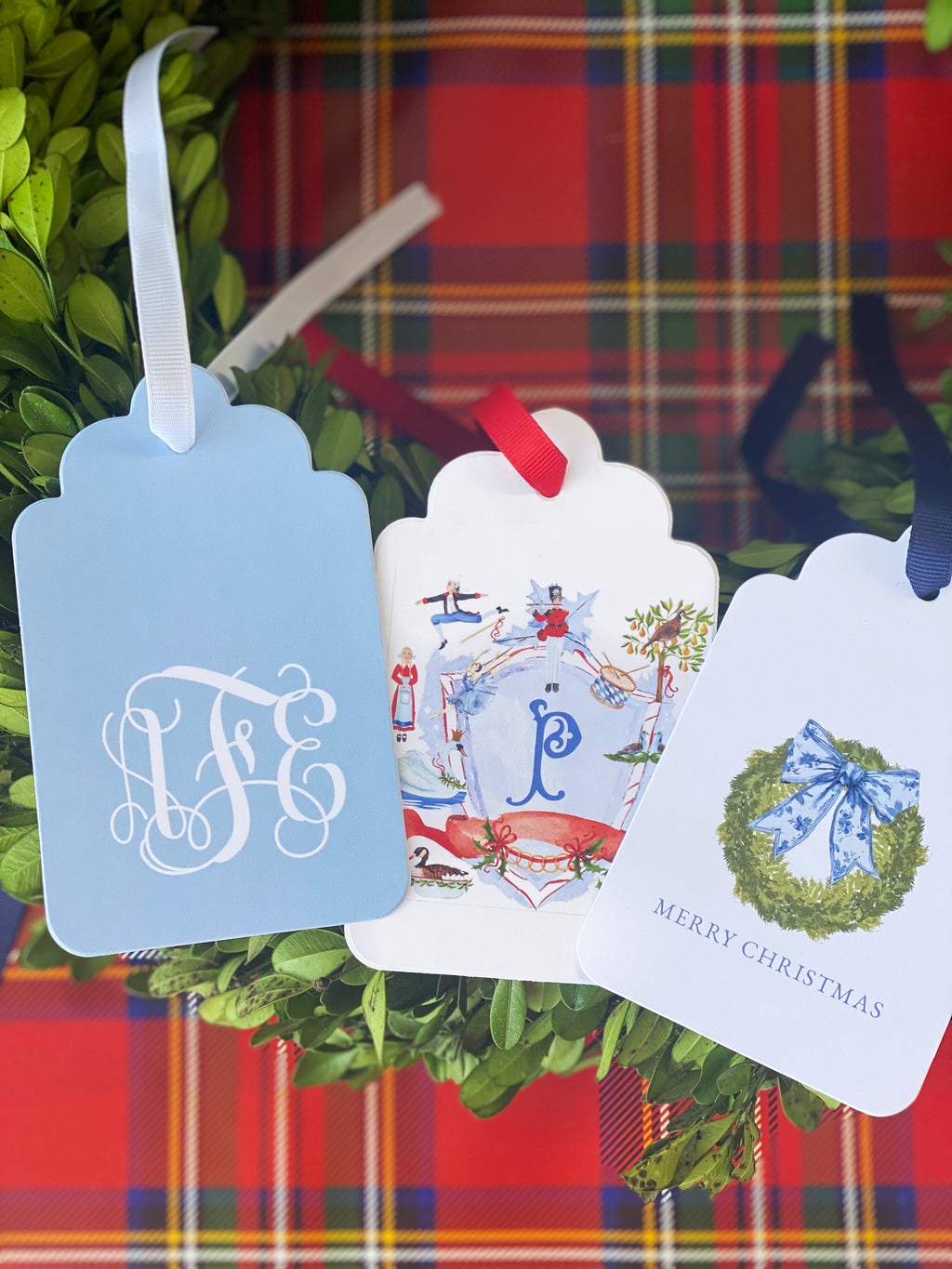 Chinoiserie Cypress Gift Tags, Set of 20