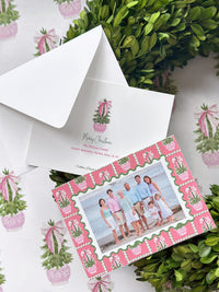 Carnation Christmas Holiday Card