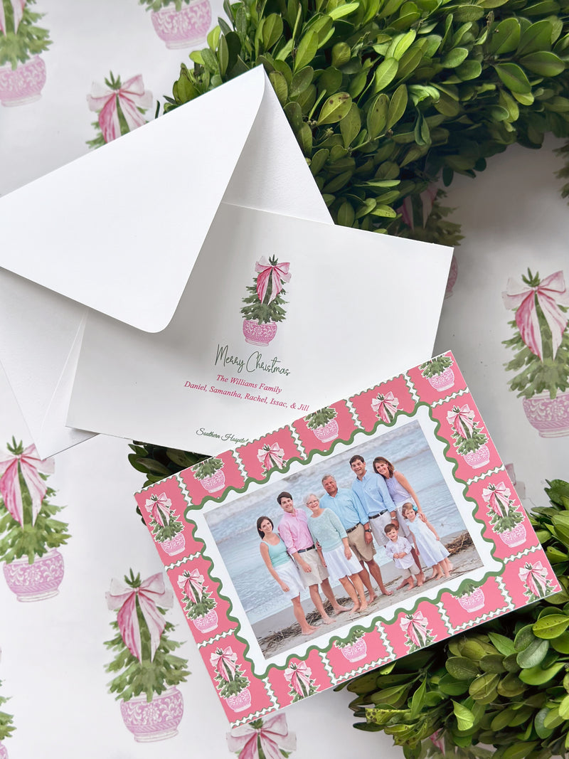 Carnation Christmas Holiday Card