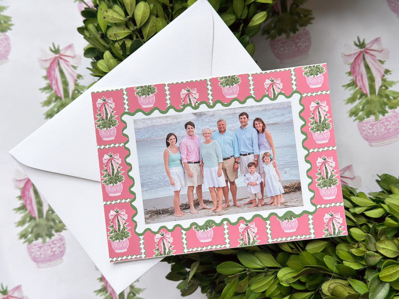 Carnation Christmas Holiday Card
