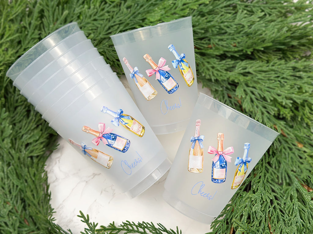 Bottle Service Frosted Cups, Set of 10