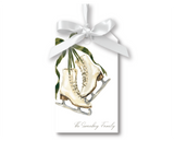 Vintage Ice Skates Gift Tags, Set of 20