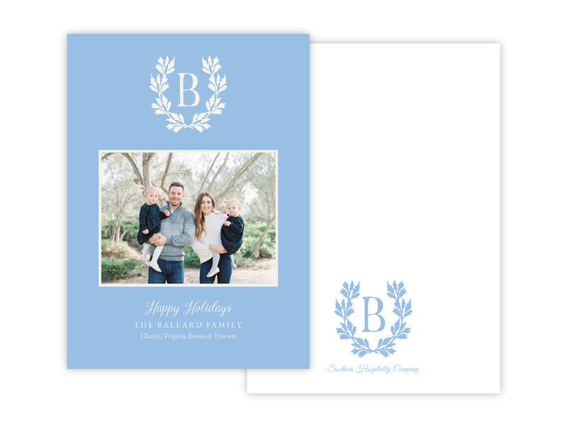 Juniper Wreath Holiday Card