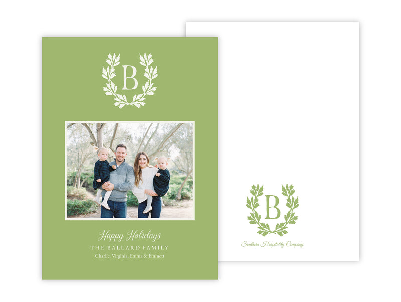 Juniper Wreath Holiday Card