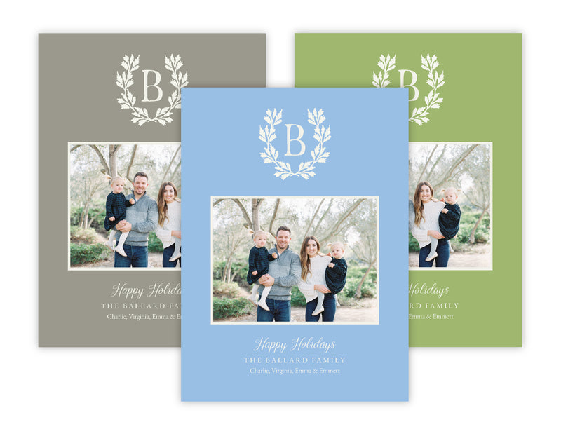 Juniper Wreath Holiday Card