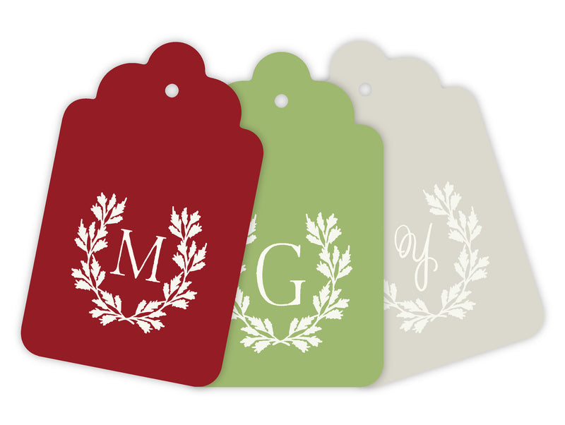 Juniper Wreath Gift Tags, Set of 20
