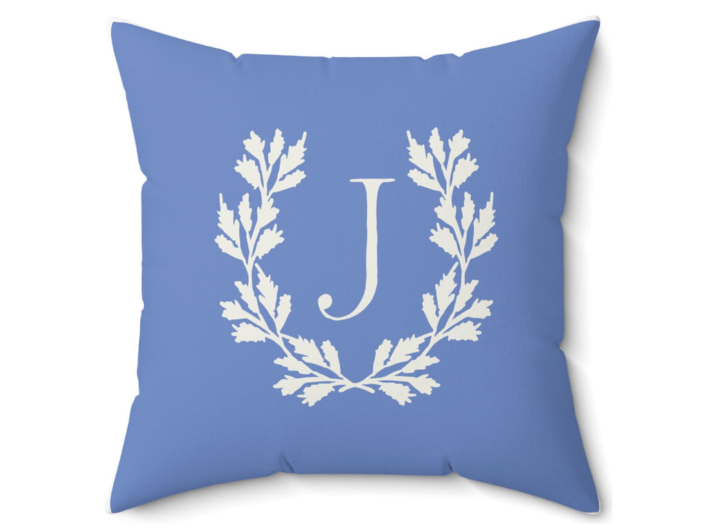 Juniper Wreath Personalized Pillow