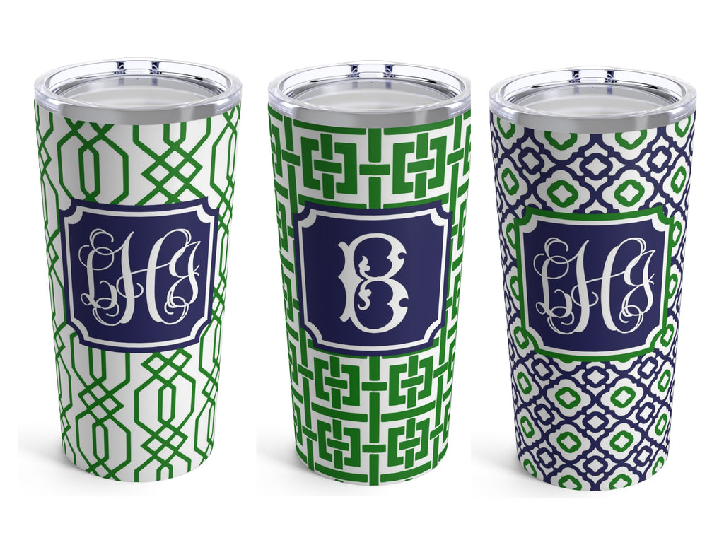 Kelly & Navy 20oz Tumbler