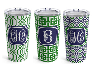 Kelly & Navy 20oz Tumbler