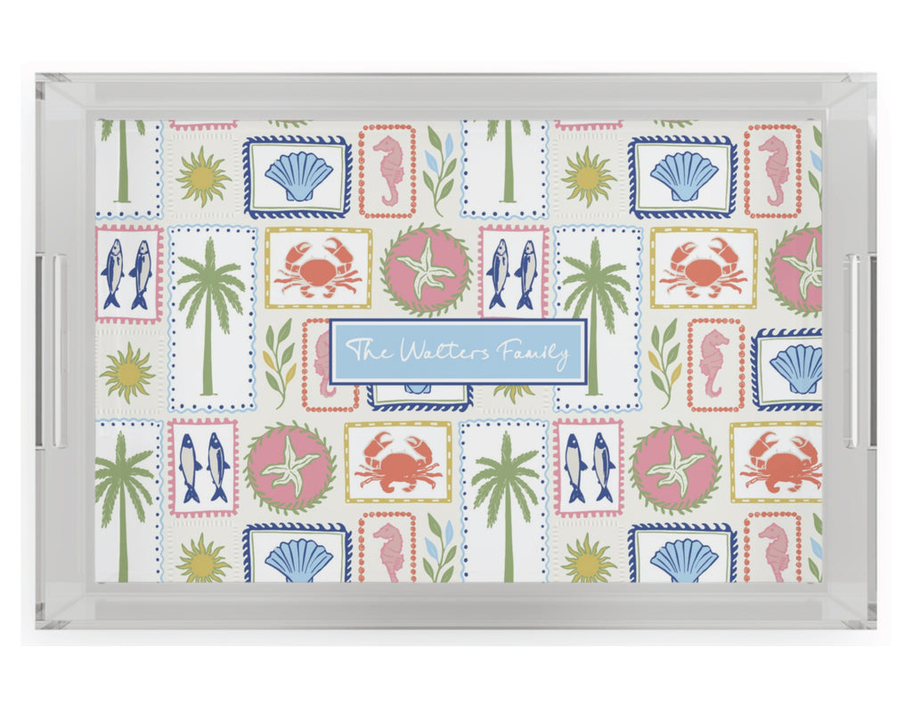 La Dolce Vita Acrylic Serving Tray