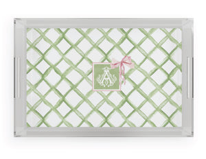 Lattice Grace Acrylic Tray