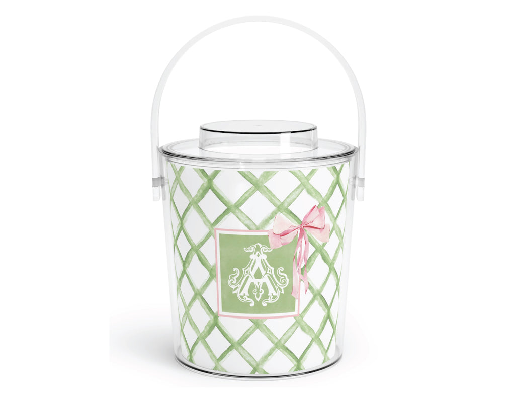 Lattice Grace Acrylic Ice Bucket