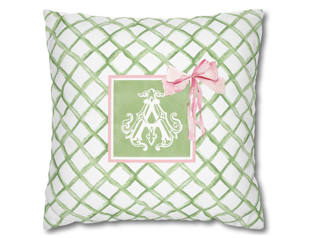 Lattice Grace Personalized Pillow