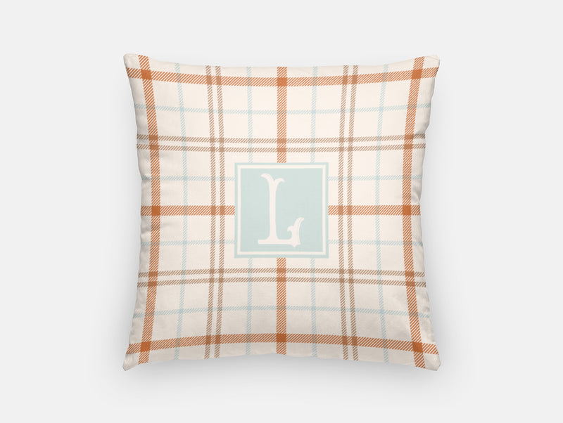 Lauren Plaid Personalized Pillow