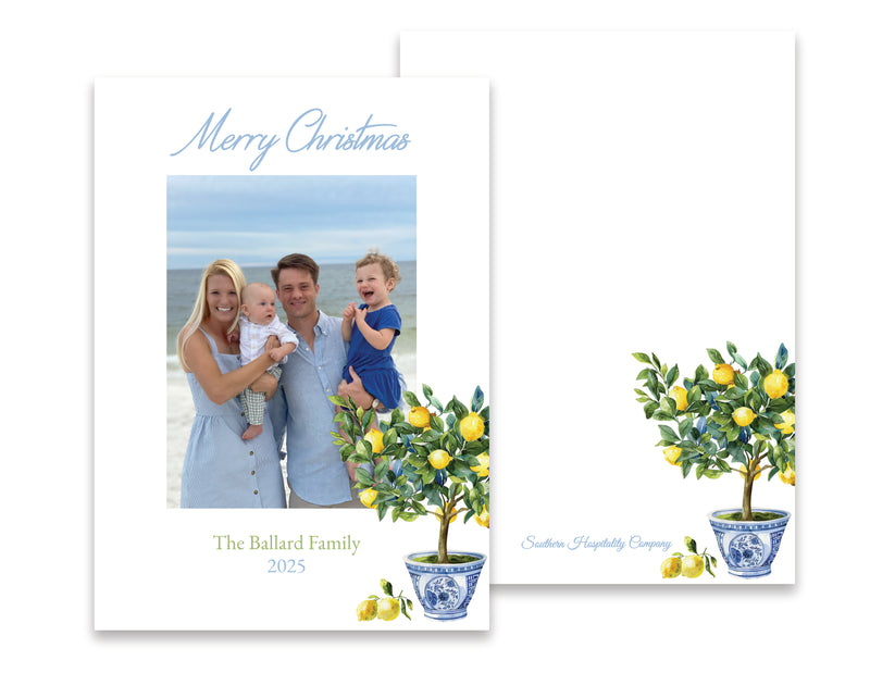 Holiday Card: Lemon Tree