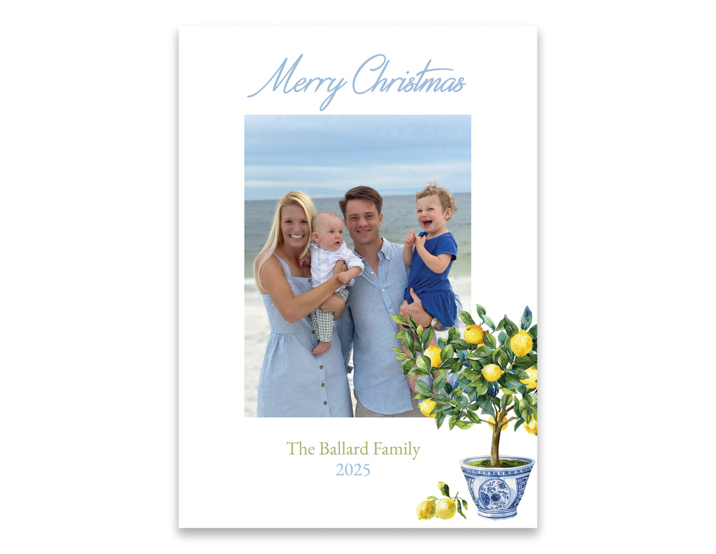 Holiday Card: Lemon Tree
