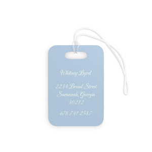 Monogrammed Luggage Tags