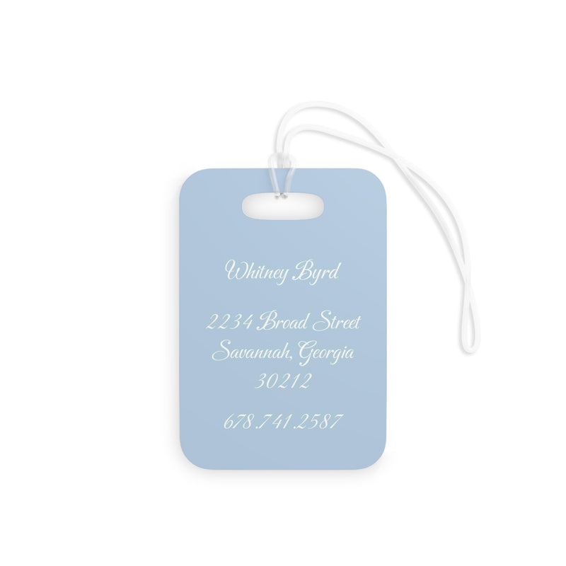 Monogrammed Luggage Tags