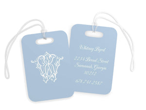 Monogrammed Luggage Tags