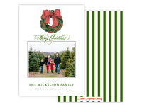 Magnolia Wreath Holiday Card
