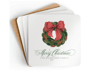 Magnolia Wreath Coasters