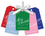 Merry Christmas Script Gift Tags, Set of 20