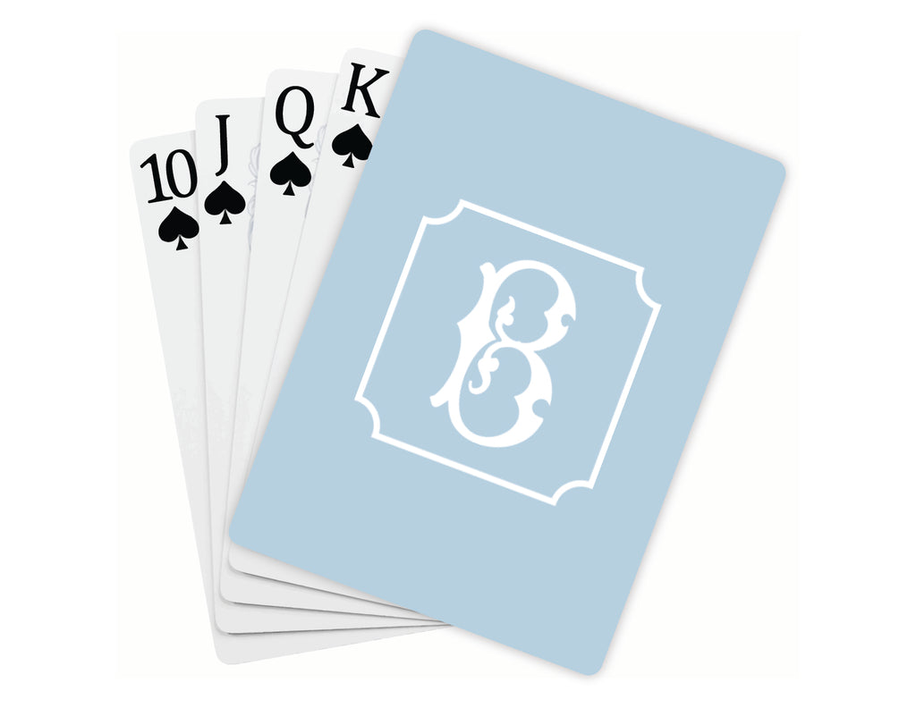 Monogrammed Playing Card Deck