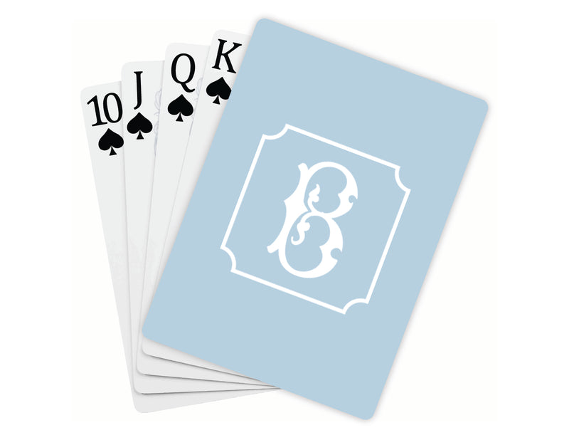 Monogrammed Playing Card Deck