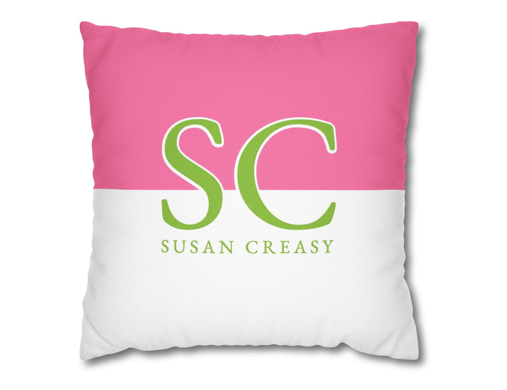 Modern Block Personalized Pillow