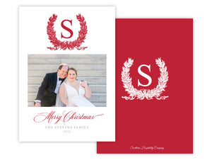 Savannah Wreath Holiday Card