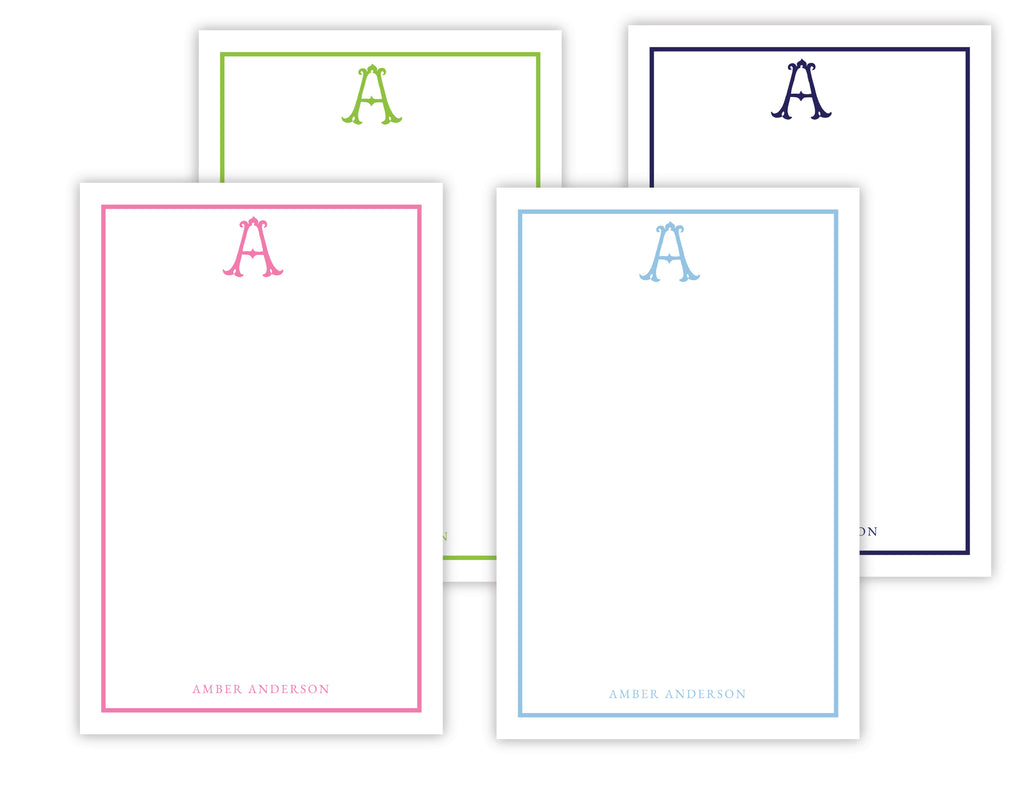Monogrammed Notepad