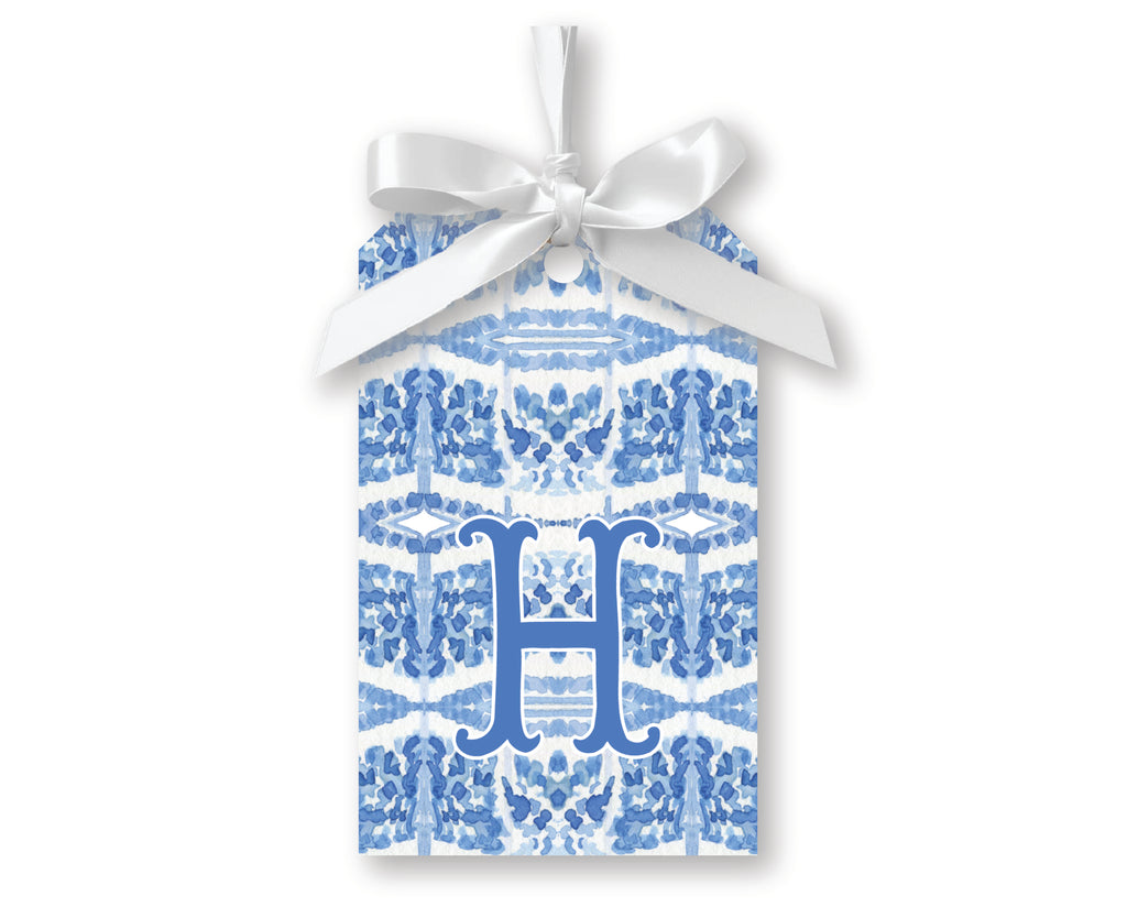 Blue Chinoiserie Watercolor Gift Tags, Set of 20