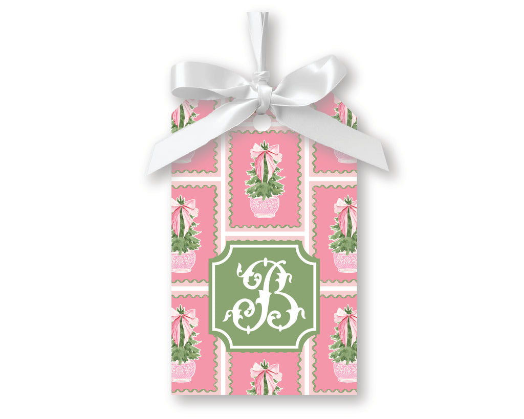 Carnation Christmas Gift Tags, Set of 20
