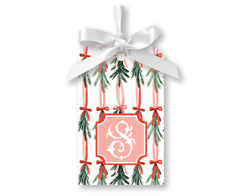 Garland Bows Gift Tags, Set of 20