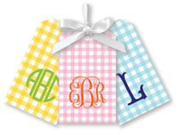 Gingham Gift Tags, Set of 20