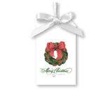 Magnolia Wreath Gift Tags, Set of 20