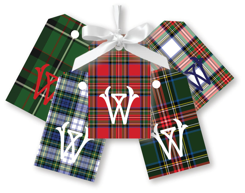 Tartan Plaid Gift Tags