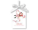 Sippin' Santa Gift Tags, Set of 20