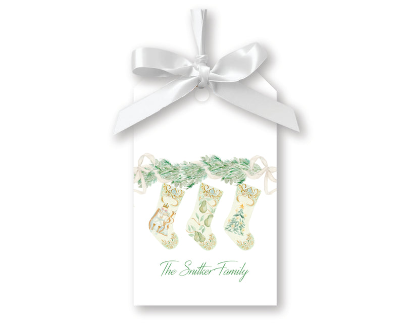 Williamsburg Christmas Gift Tags, Set of 20