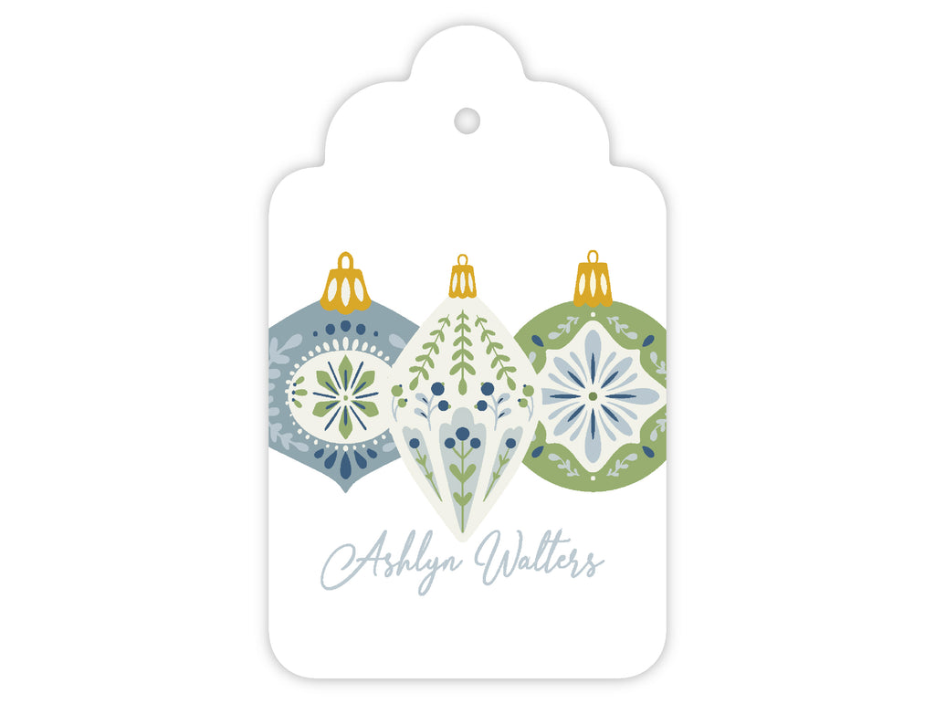 Nordic Ornaments Gift Tags, Set of 20