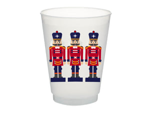 Nutcracker Frosted Cups, Set of 10