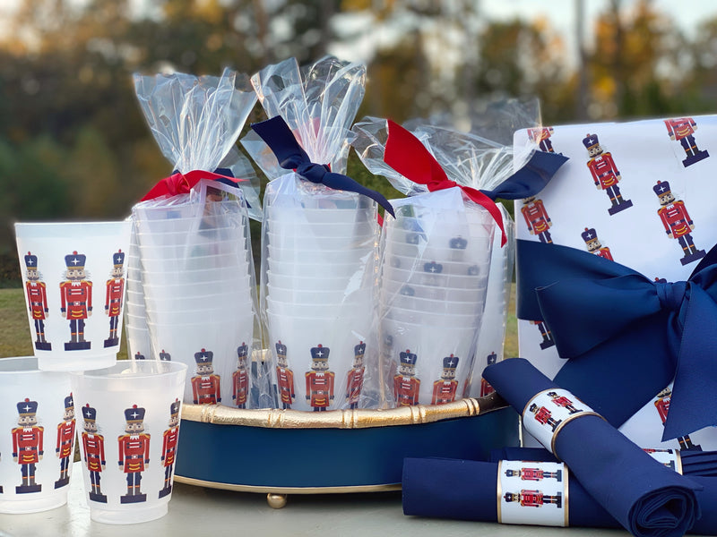 Nutcracker Frosted Cups, Set of 10