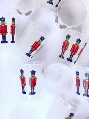 Nutcracker Frosted Cups, Set of 10