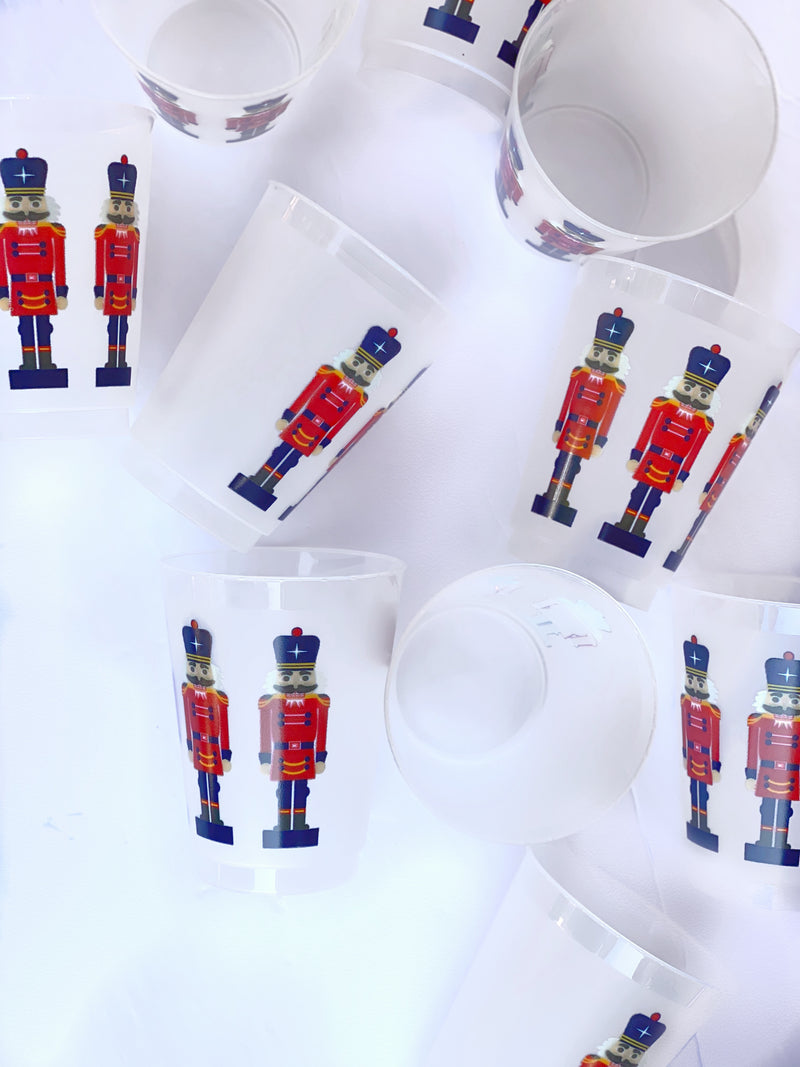 Nutcracker Frosted Cups, Set of 10