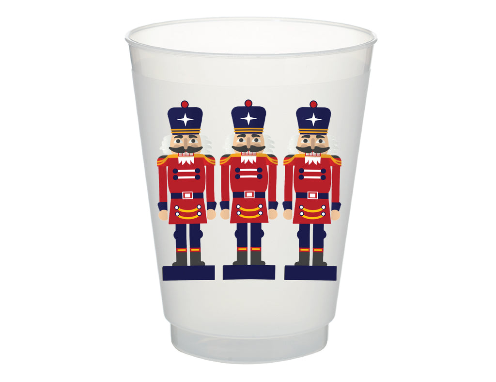 Nutcracker Frosted Cups, Set of 10