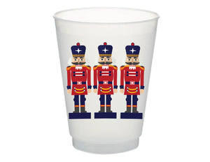 Nutcracker Frosted Cups, Set of 10