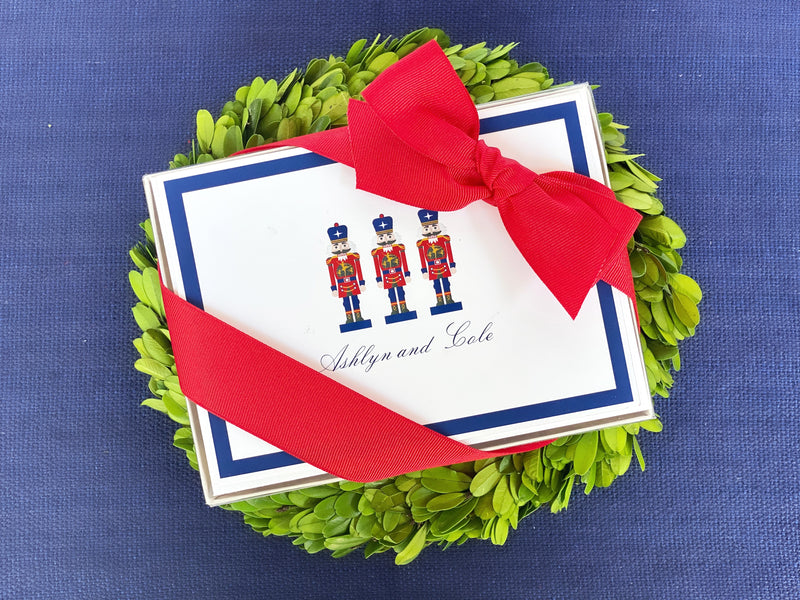Nutcracker Fold-Over Stationery