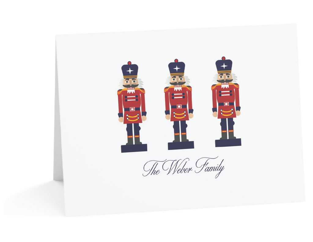Nutcracker Fold-Over Stationery