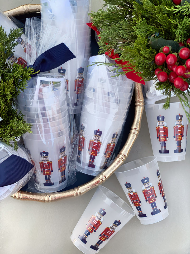 Nutcracker Frosted Cups, Set of 10