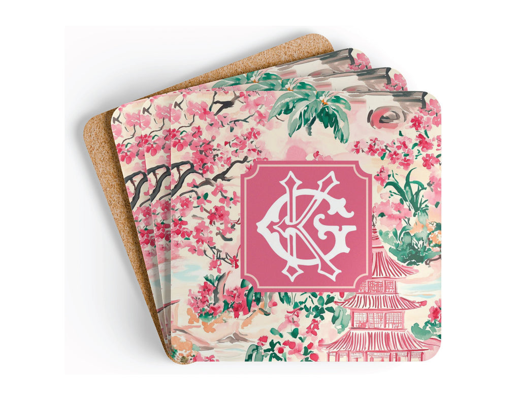 Pagoda & Palms Coasters